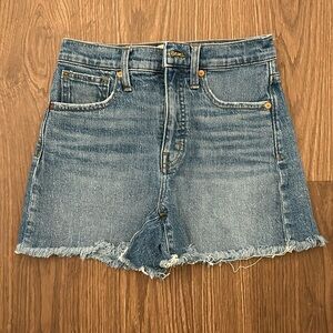 Madewell High-Rise Jean Shorts